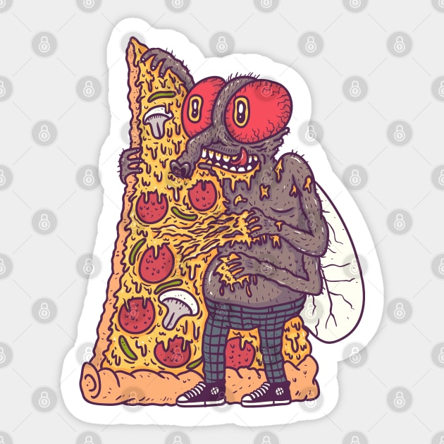 Pizzafly Sticker by hex